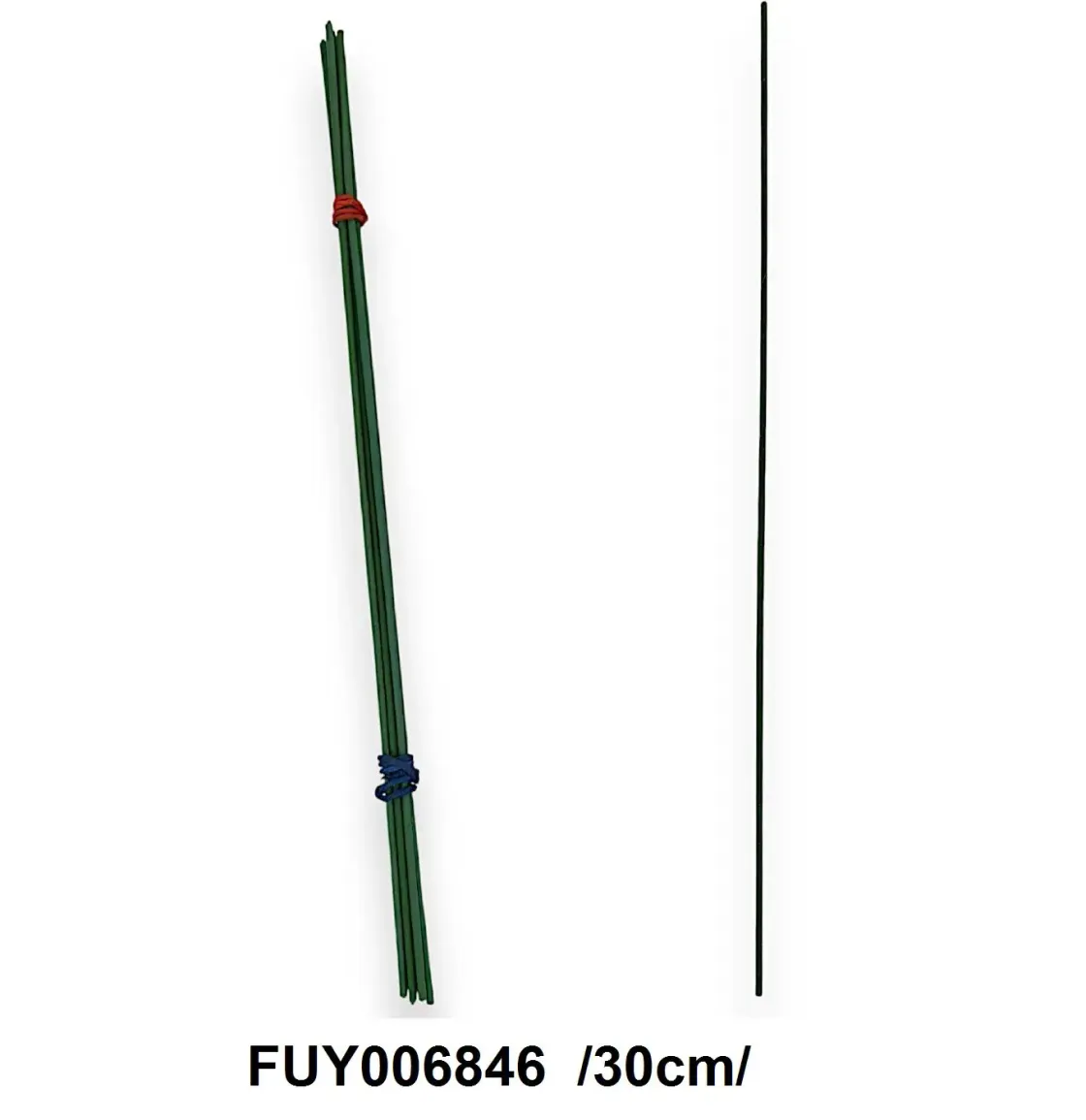 Sârmă verde pentru aranjamente florale, 30 cm