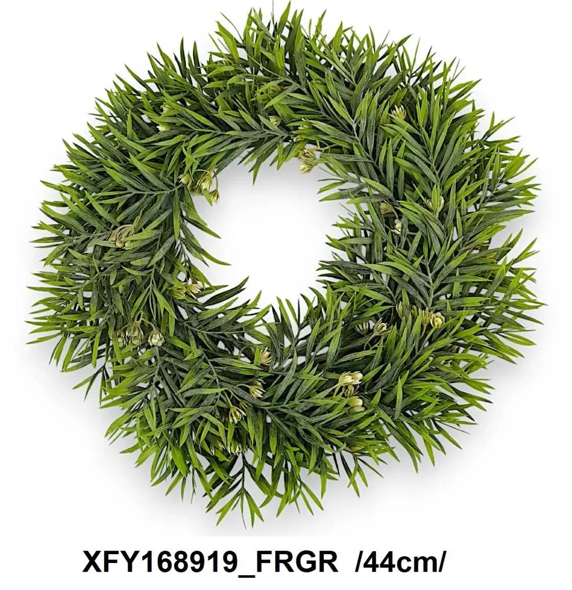 Coroniță cu frunze spearleaf, verde, 44 cm