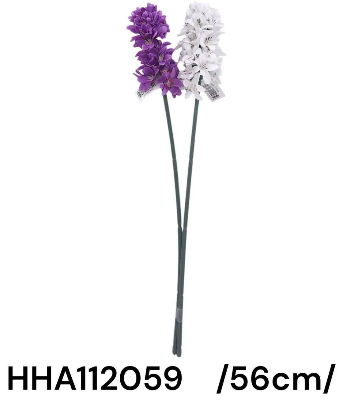 Zambilă artificială albă, 56 cm