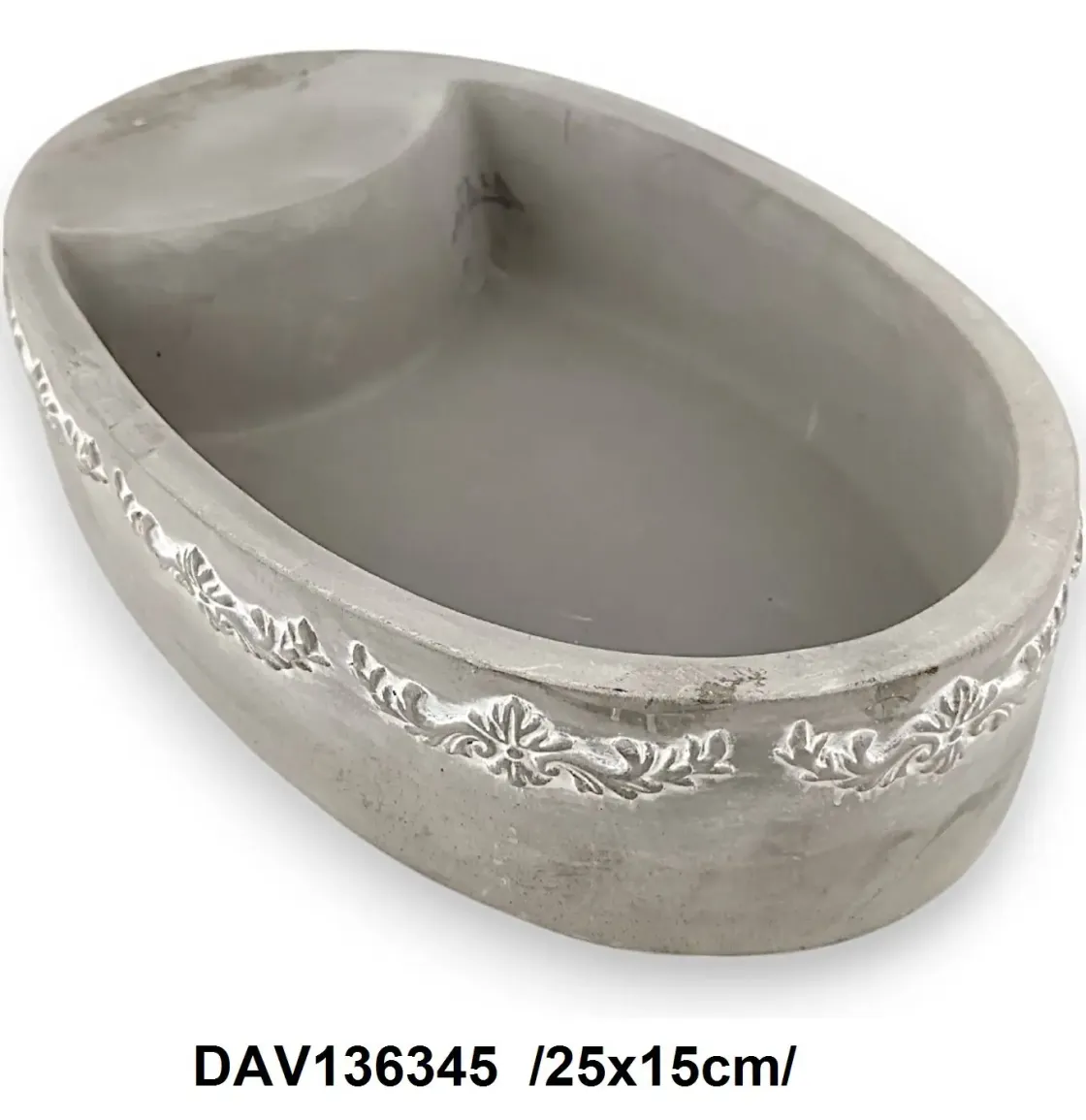 Bol oval din ciment pentru cimitir